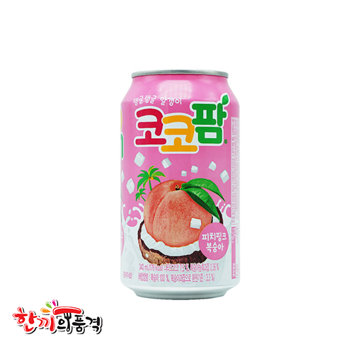 코코팜피치핑크(뚱)340ml(해태음료)