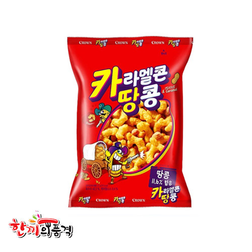 카라멜콘땅콩(크라운제과)