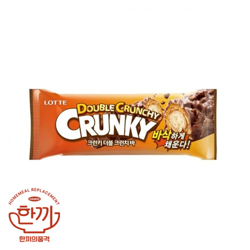 크런키더블크런치바(롯데제과)