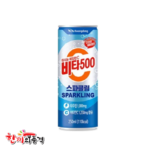 비타500스파클링250ml캔(광동)