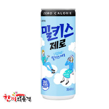 밀키스(제로)250ml캔(롯데칠성)