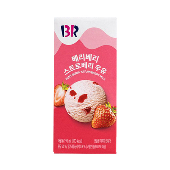 베리베리스트로베리우유190ml(베라)