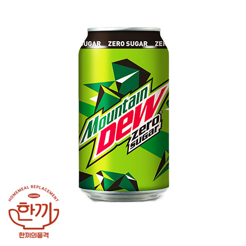 마운틴듀(뚱)제로355ml캔(롯데칠성)
